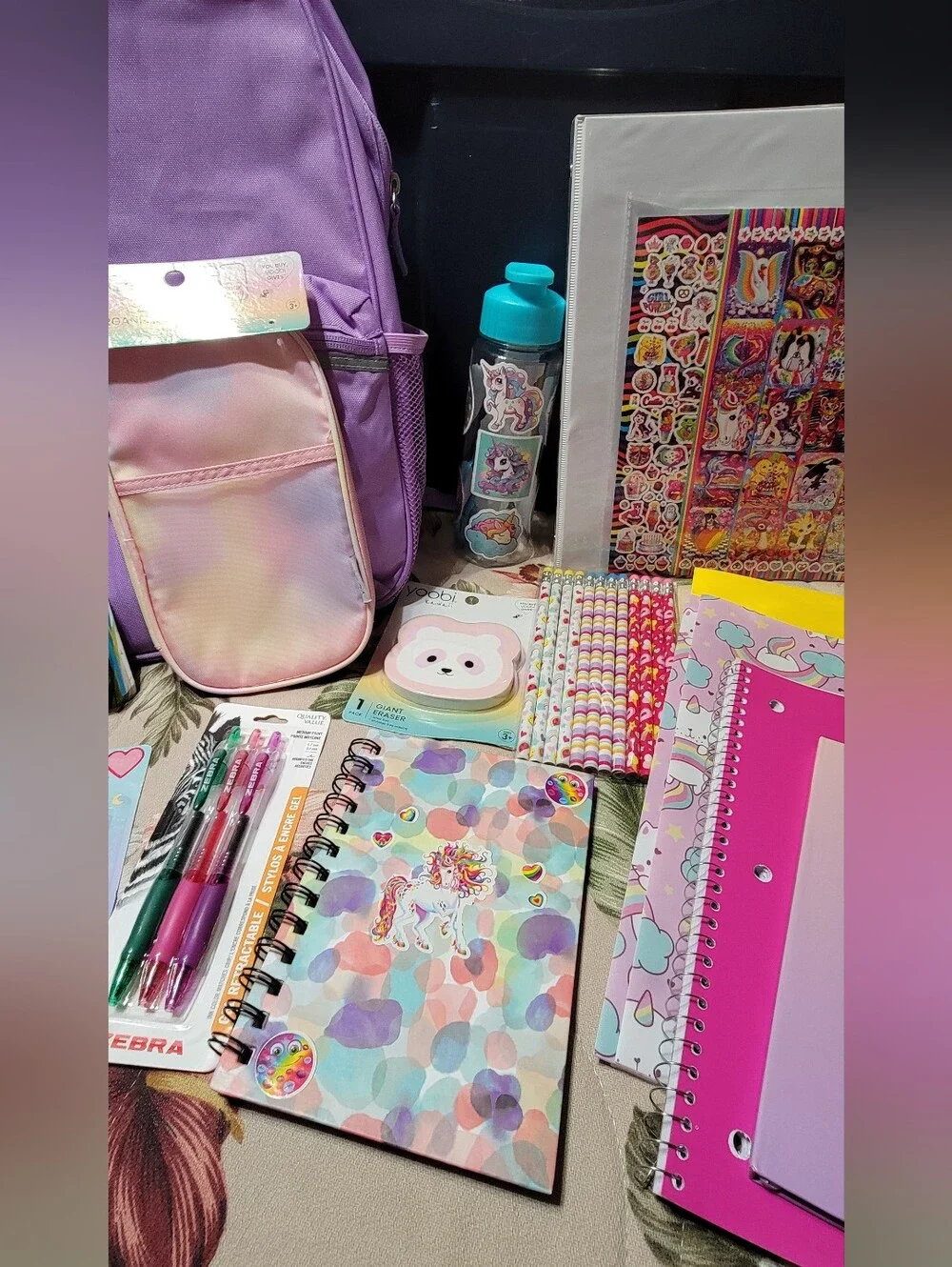 820- Magical Unicorn Themed Backpack & Supplies